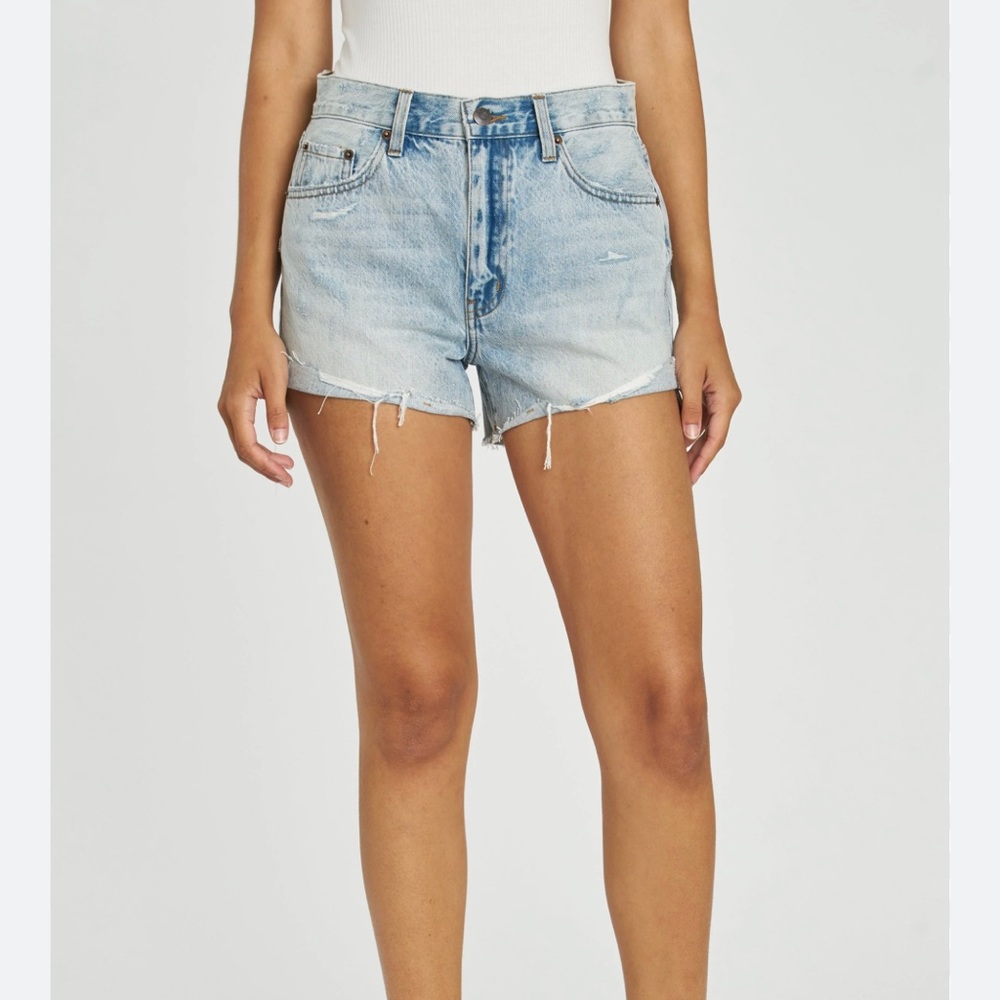 SOLD - PISTOLA Kylee Relaxed High Rise Cuffed Jean Short St Tropez